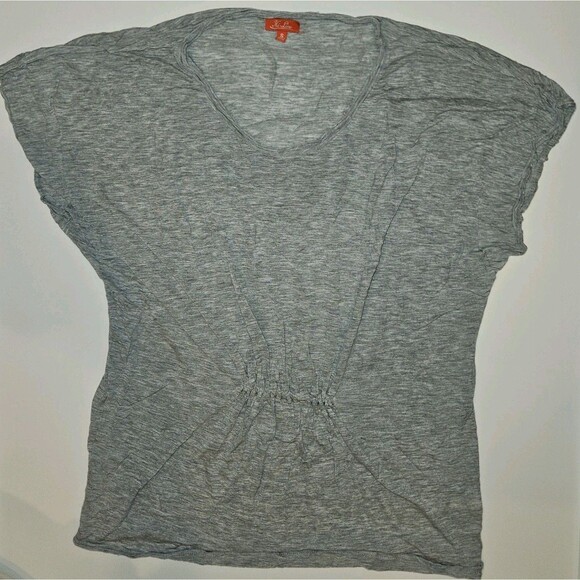 Hi-line By Madewell Gray Tissue Tshirt, Size S - Picture 1 of 4